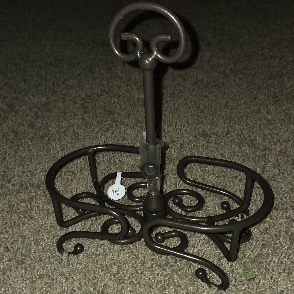 Princess House Dark Bronze Metal Caddy